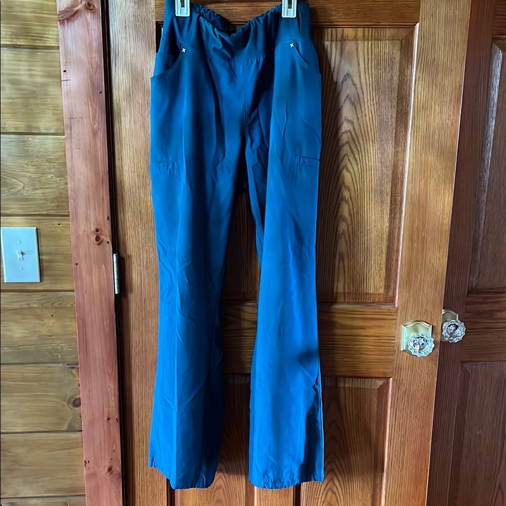 Cherokee Blue Cargo Pants Straight Leg